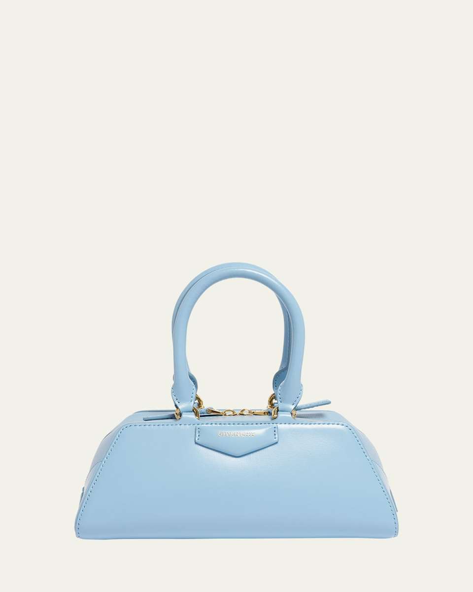 Antigona Mini Top-Handle Bag in Box Leather